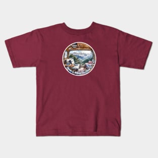 Van Life Home Is Where You Park It Kids T-Shirt